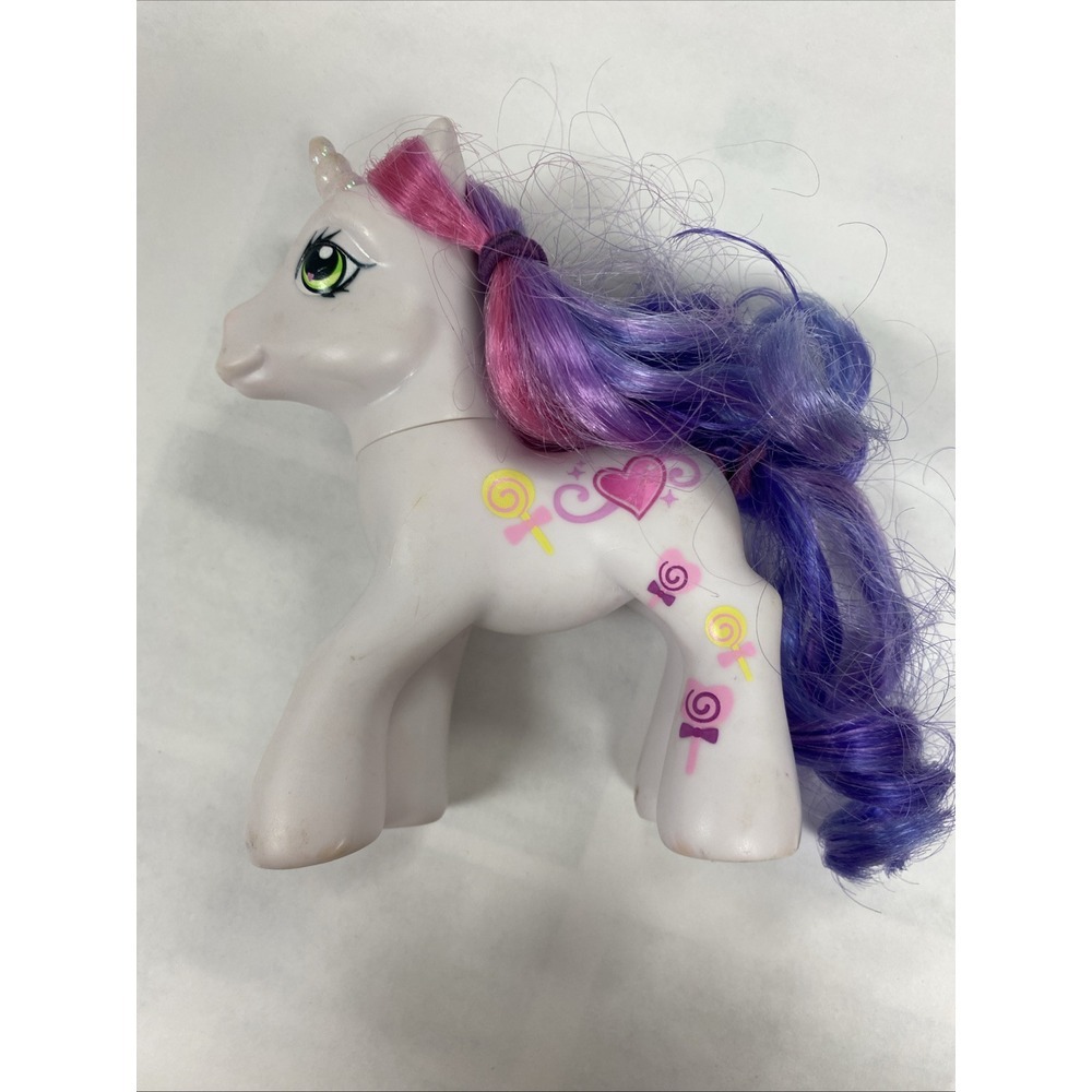 My Little Pony Sweetie Belle Unicorn 5" Plastic Figure G3 Pink Purple Hair 2007